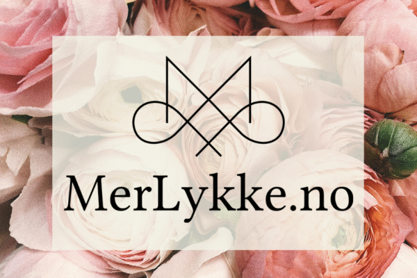 Det er noe helt spesielt med å handle sexleketøy i en nettbutikk bilde med rosa blomster og merlykke logo som symbol på netthandel.